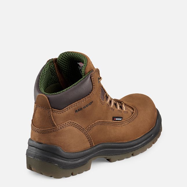 Red Wing King Punta® 5-inch Impermeabili Scarpe Antinfortunistiche Donna Marroni | 2589-AZVUQ