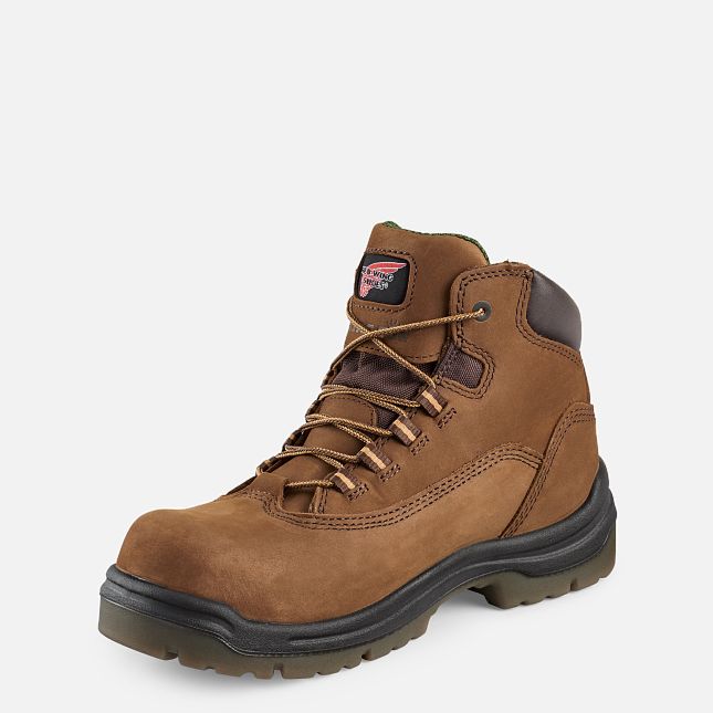 Red Wing King Punta® 5-inch Impermeabili Scarpe Antinfortunistiche Donna Marroni | 2589-AZVUQ