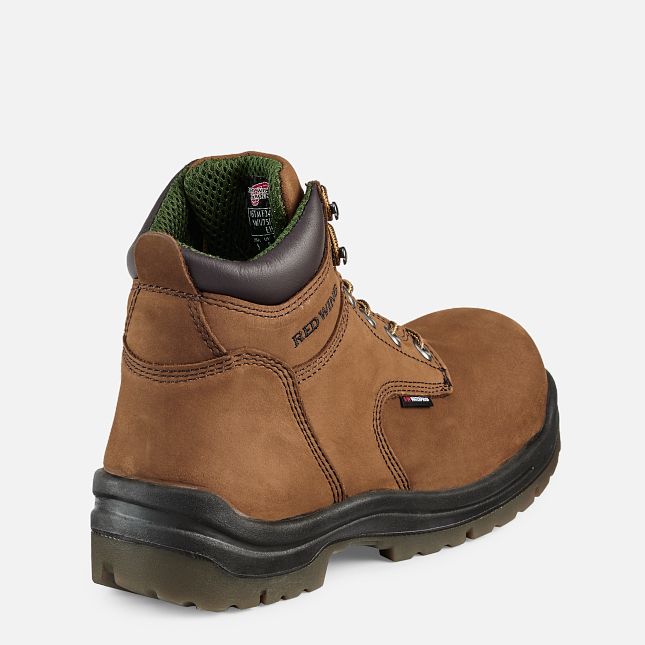 Red Wing King Punta® 6-inch Insulated, Impermeabili Stivali da Lavoro Uomo Marroni | 3296-GVTUC