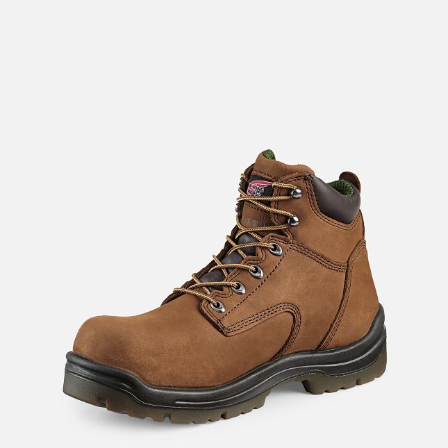 Red Wing King Punta® 6-inch Insulated, Impermeabili Stivali da Lavoro Uomo Marroni | 3296-GVTUC