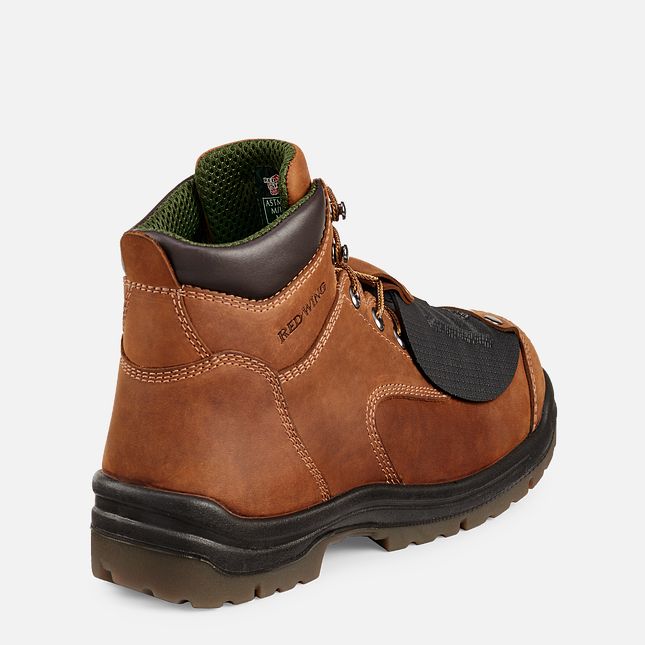 Red Wing King Punta® 6-inch Metguard Scarpe Antinfortunistiche Uomo Marroni | 4613-LZSDT