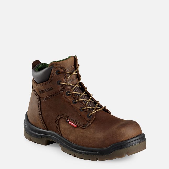 Red Wing King Punta® 6-inch Scarpe Antinfortunistiche Uomo Marroni | 7912-IJZKL