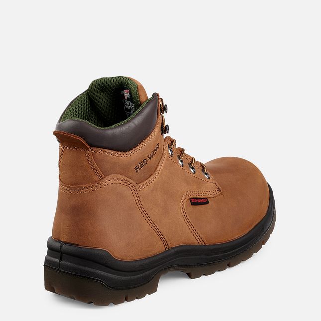 Red Wing King Punta® 6-inch Stivali da Lavoro Uomo Marroni | 5734-IQLTS