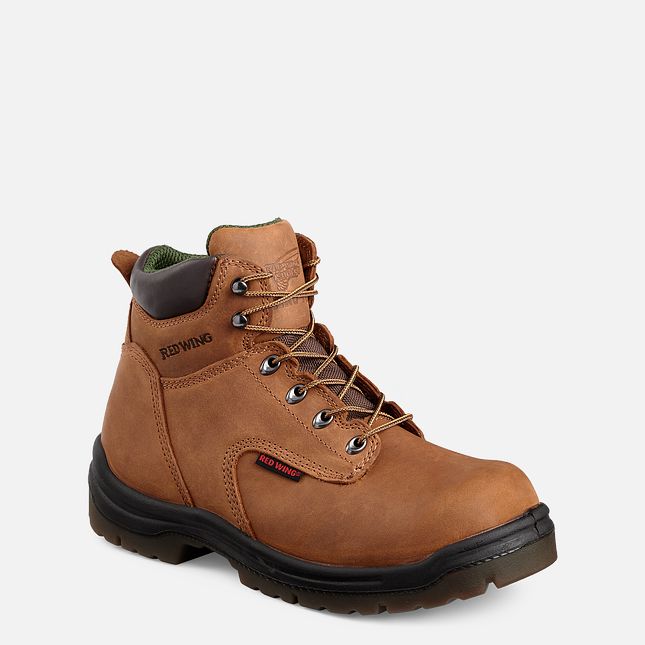 Red Wing King Punta® 6-inch Stivali da Lavoro Uomo Marroni | 5734-IQLTS