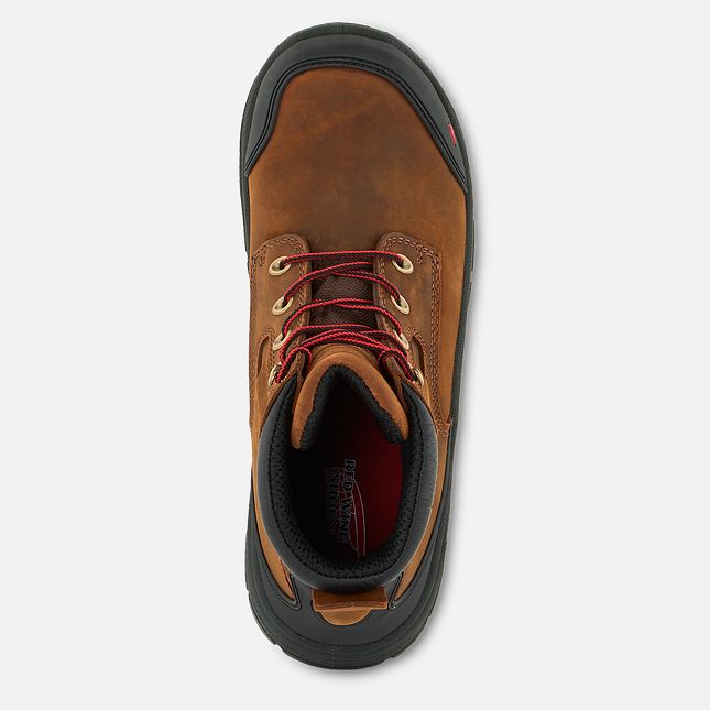 Red Wing King Punta® Adc 6-inch Impermeabili Scarpe Antinfortunistiche Uomo Marroni | 3914-NYBIF