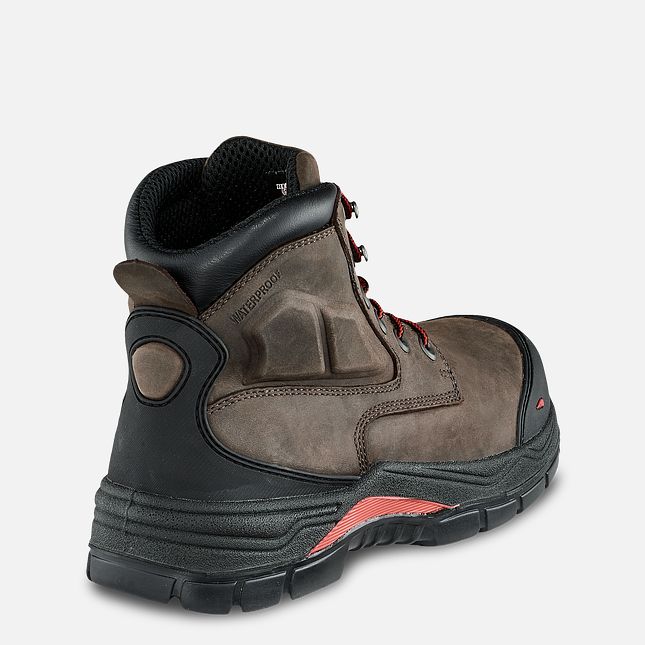 Red Wing King Punta® Adc 6-inch Insulated, Impermeabili CSA Scarpe Antinfortunistiche Uomo Marroni | 1962-RHFIB