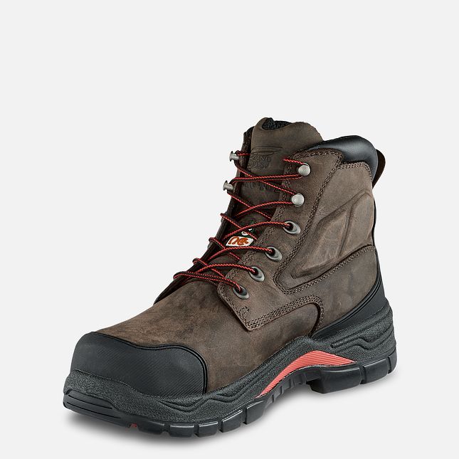 Red Wing King Punta® Adc 6-inch Insulated, Impermeabili CSA Scarpe Antinfortunistiche Uomo Marroni | 1962-RHFIB