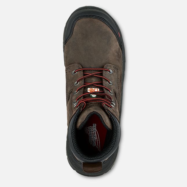 Red Wing King Punta® Adc 6-inch Insulated, Impermeabili CSA Scarpe Antinfortunistiche Uomo Marroni | 1962-RHFIB