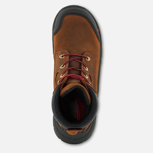 Red Wing King Punta® Adc 8-inch Impermeabili Scarpe Antinfortunistiche Uomo Marroni | 0946-VGSRM