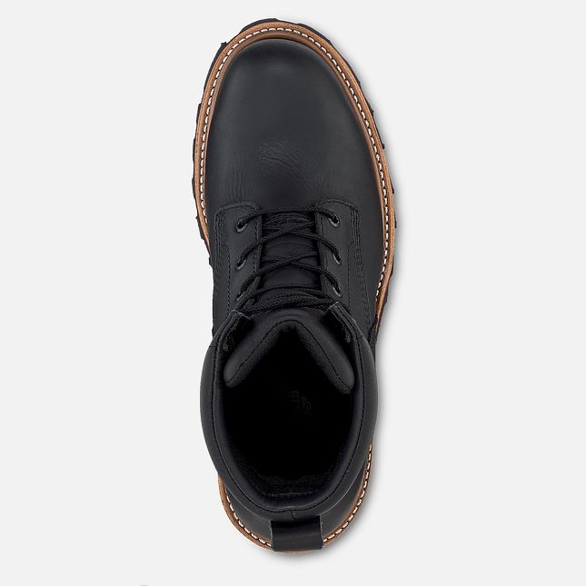 Red Wing Loggermax 9-inch Impermeabili, Logger Scarpe Antinfortunistiche Uomo Nere | 3614-YKCUD