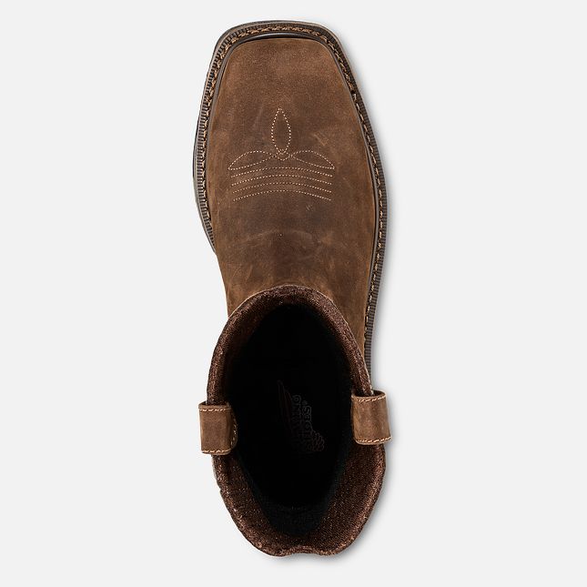 Red Wing Rio Flex 11-inch Impermeabili, Pull-On Stivali da Lavoro Uomo Marroni | 0578-QCWFM