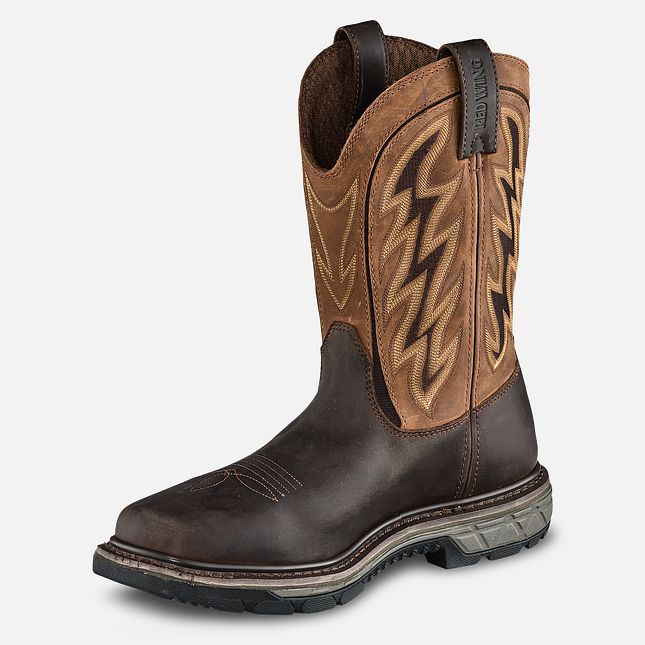 Red Wing Rio Flex 11-inch Impermeabili, Pull-On Stivali da Lavoro Uomo Marroni | 9027-PXDLN