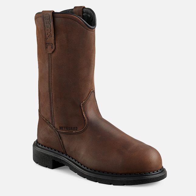 Red Wing Supersole® 11-inch Impermeabili Metguard Pull-On Stivali da Lavoro Uomo Marroni | 1036-RYTFE