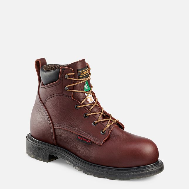 Red Wing Supersole® 2.0 6-inch CSA Scarpe Impermeabili Uomo Marroni | 5412-FTOXQ