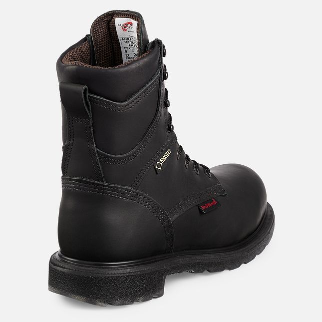 Red Wing Supersole® 2.0 8-inch Insulated, Impermeabili CSA Stivali da Lavoro Uomo Nere | 4027-KQWSM