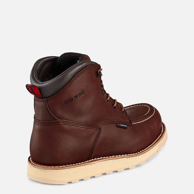 Red Wing Traction Tred 6-inch Impermeabili Stivali da Lavoro Uomo Marroni | 1705-RDSEM