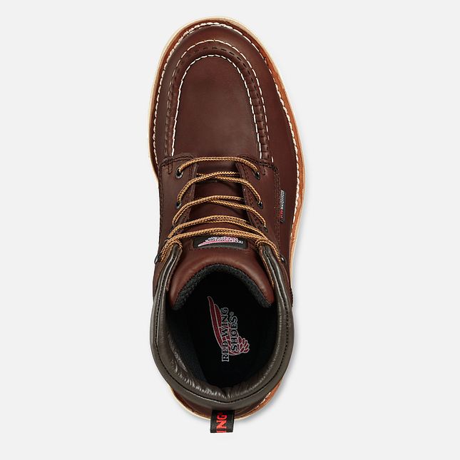 Red Wing Traction Tred 6-inch Impermeabili Stivali da Lavoro Uomo Marroni | 1705-RDSEM