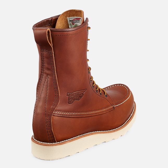 Red Wing Traction Tred 8-inch Stivali da Lavoro Uomo Marroni | 5086-FXERO