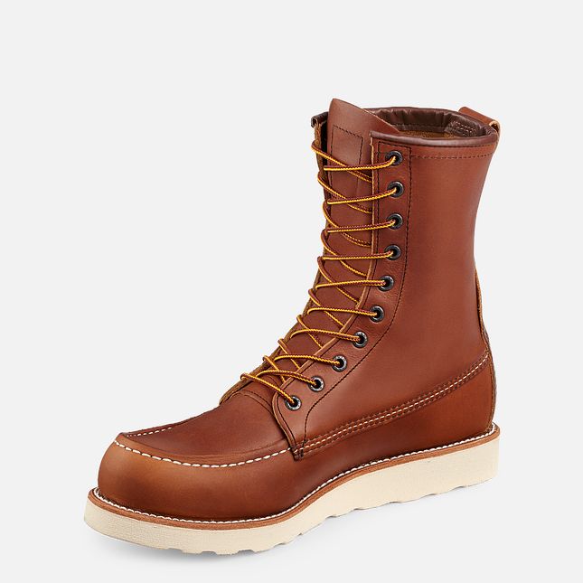 Red Wing Traction Tred 8-inch Stivali da Lavoro Uomo Marroni | 5086-FXERO