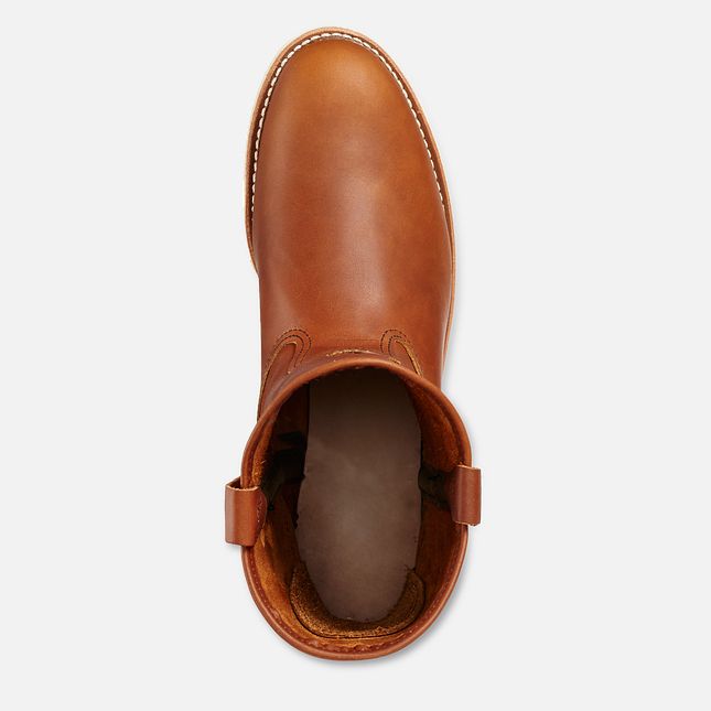 Red Wing Traction Tred 9-inch Pull-On Stivali da Lavoro Uomo Marroni | 4850-RJWOT