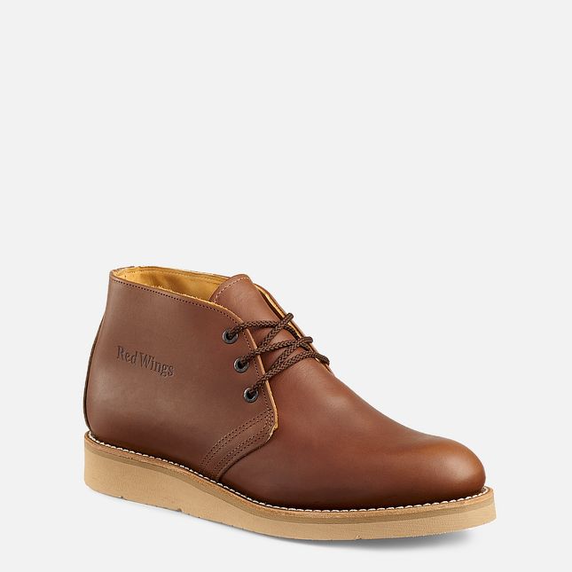 Red Wing Traction Tred Chukka Stivali da Lavoro Uomo Marroni | 6142-CTRBI