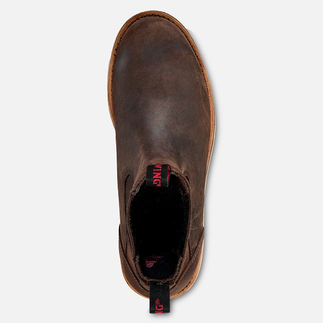 Red Wing Traction Tred Lite 5-Inch Chukka Scarpe Antinfortunistiche Uomo Marroni | 7109-GZKRE