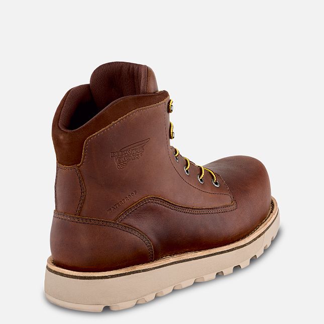 Red Wing Traction Tred Lite 6-inch Impermeabili Scarpe Antinfortunistiche Uomo Marroni | 0831-GECKV