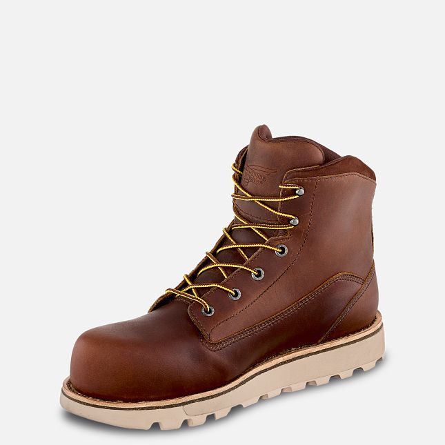 Red Wing Traction Tred Lite 6-inch Impermeabili Scarpe Antinfortunistiche Uomo Marroni | 0831-GECKV