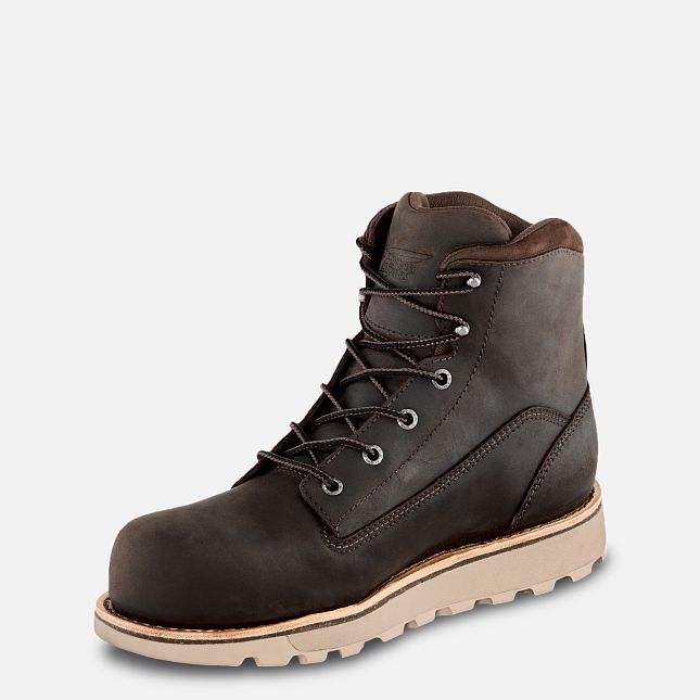 Red Wing Traction Tred Lite 6-inch Impermeabili Stivali da Lavoro Uomo Marroni | 1467-ENZLF