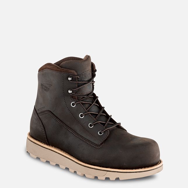 Red Wing Traction Tred Lite 6-inch Impermeabili Stivali da Lavoro Uomo Marroni | 1467-ENZLF