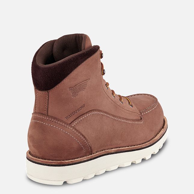 Red Wing Traction Tred Lite 6-inch Impermeabili Scarpe Antinfortunistiche Donna Rosse Scuro | 4572-QBIEP