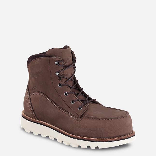 Red Wing Traction Tred Lite 6-inch Impermeabili Stivali da Lavoro Donna Marroni | 8043-RCDEO