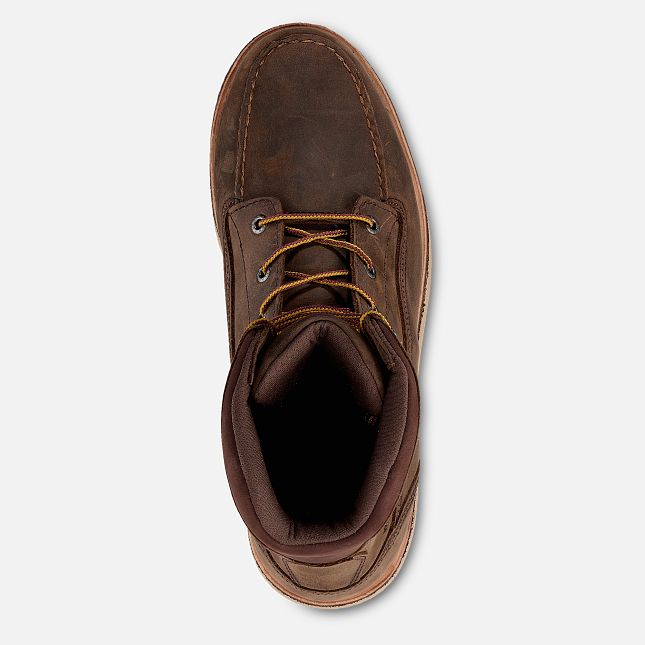 Red Wing Traction Tred Lite 8-inch Impermeabili Scarpe Antinfortunistiche Uomo Marroni | 3021-BQUNZ