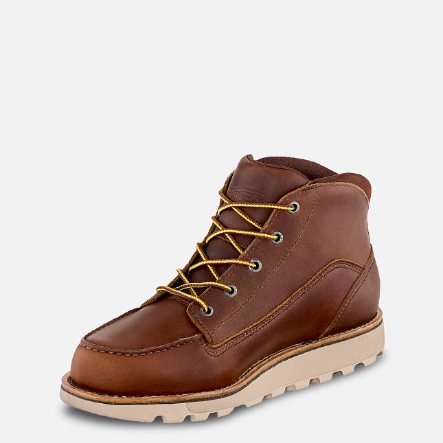 Red Wing Traction Tred Lite Chukka Scarpe Impermeabili Uomo Marroni | 8063-UFTEG