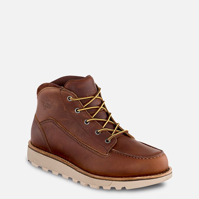 Red Wing Traction Tred Lite Chukka Scarpe Impermeabili Uomo Marroni | 8063-UFTEG