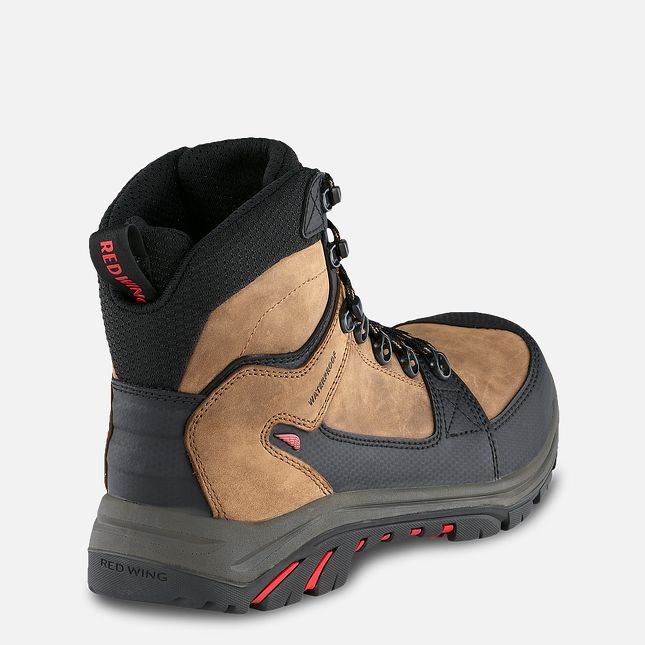 Red Wing Tradesman 6-inch CSA Scarpe Impermeabili Uomo Marroni | 0531-HKJNU