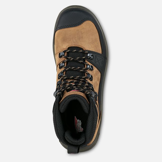 Red Wing Tradesman 6-inch CSA Scarpe Impermeabili Uomo Marroni | 0531-HKJNU