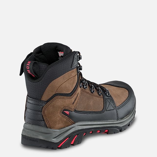 Red Wing Tradesman 6-inch Impermeabili Stivali da Lavoro Uomo Marroni | 1649-KOCMV