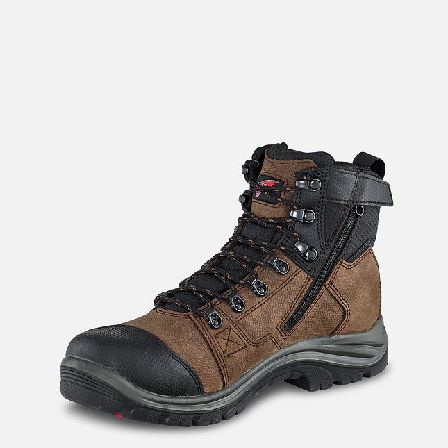 Red Wing Tradesman 6-inch Impermeabili Stivali da Lavoro Uomo Marroni | 1649-KOCMV