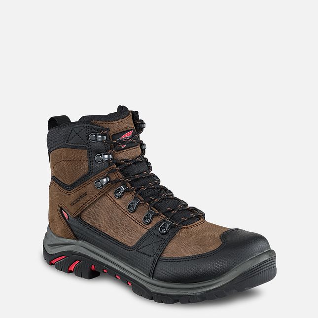 Red Wing Tradesman 6-inch Impermeabili Stivali da Lavoro Uomo Marroni | 1649-KOCMV