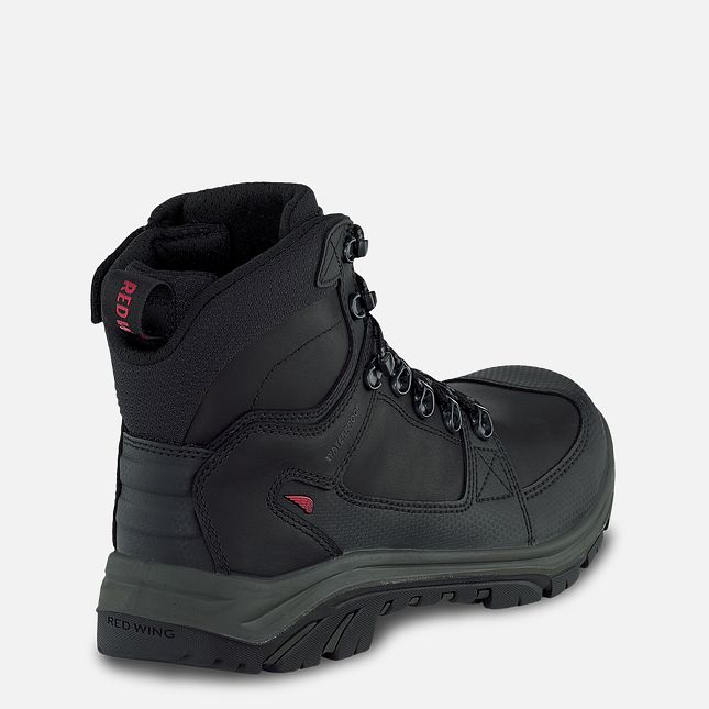 Red Wing Tradesman 6-inch Side-Zip, Impermeabili CSA Stivali da Lavoro Uomo Nere | 5819-ZTFQB