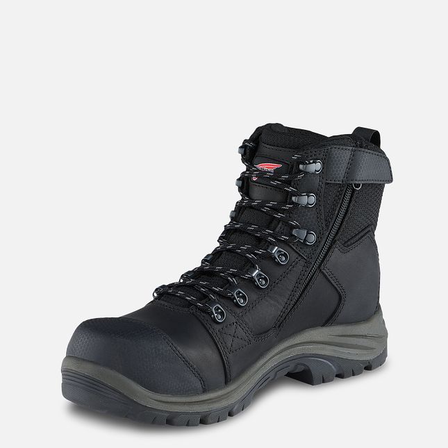 Red Wing Tradesman 6-inch Side-Zip Impermeabili Stivali da Lavoro Uomo Nere | 4839-INRJG