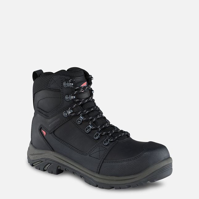 Red Wing Tradesman 6-inch Side-Zip Impermeabili Stivali da Lavoro Uomo Nere | 4839-INRJG