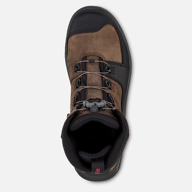 Red Wing Tradesman 8-inch BOA® CSA Scarpe Impermeabili Uomo Marroni | 8093-ZCGNA