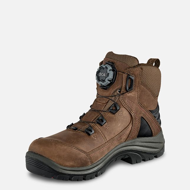 Red Wing Tradeswoman 6-inch Impermeabili Scarpe Antinfortunistiche Donna Marroni | 0384-BZGAM