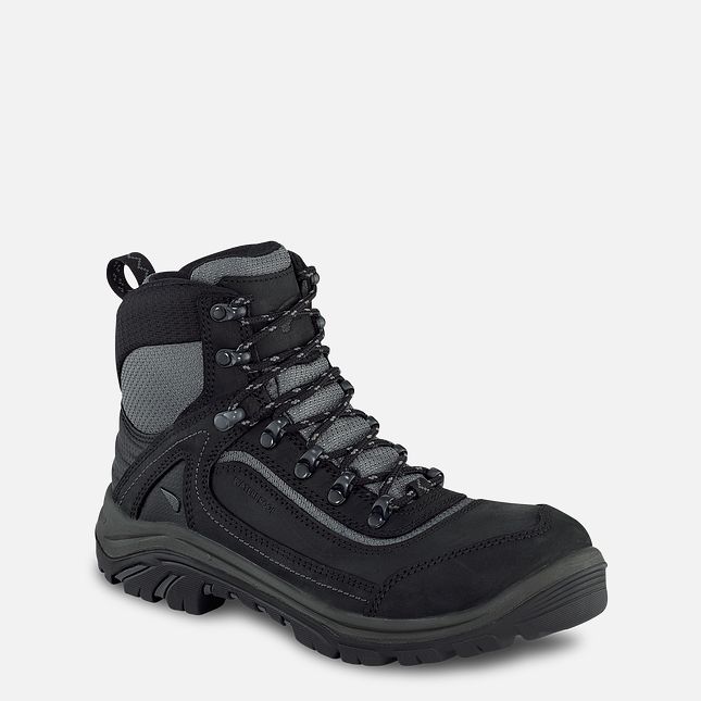 Red Wing Tradeswoman 6-inch Impermeabili Stivali da Lavoro Donna Nere Grigie | 6589-TPDHX