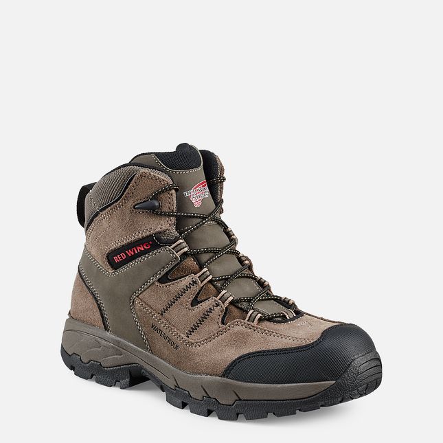 Red Wing Truhiker 6-inch Hiker Scarpe Impermeabili Uomo Grigie | 6918-DUZOH