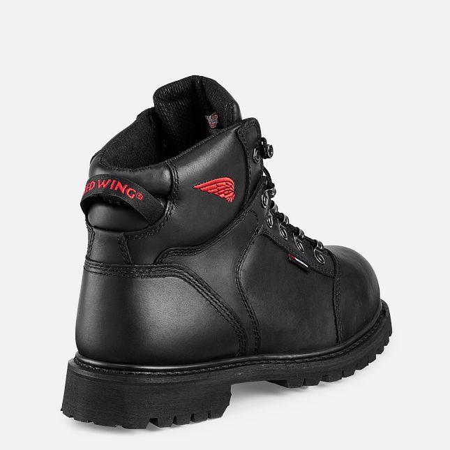 Red Wing Truwelt 6-inch Impermeabili Stivali da Lavoro Uomo Nere | 5460-PMWCN