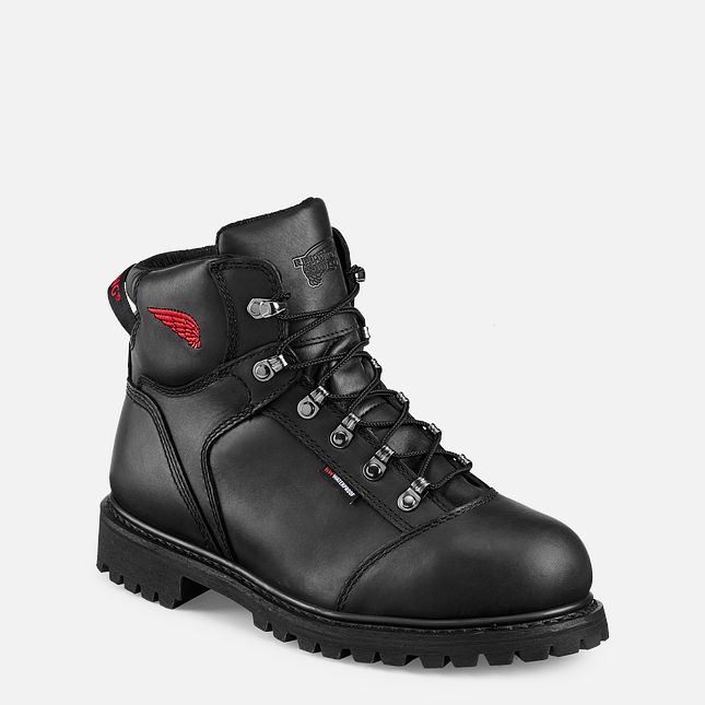 Red Wing Truwelt 6-inch Impermeabili Stivali da Lavoro Uomo Nere | 5460-PMWCN