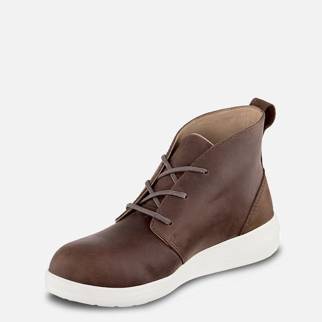 Red Wing Zero-G Lite Antinfortunistiche Punta Chukka Stivali da Lavoro Donna Marroni | 0526-WKXFL